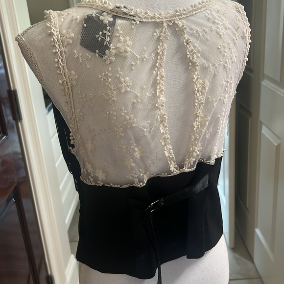 Moon Collection, ladies, black and cream vest size large very good condition - Picture 13 of 15
